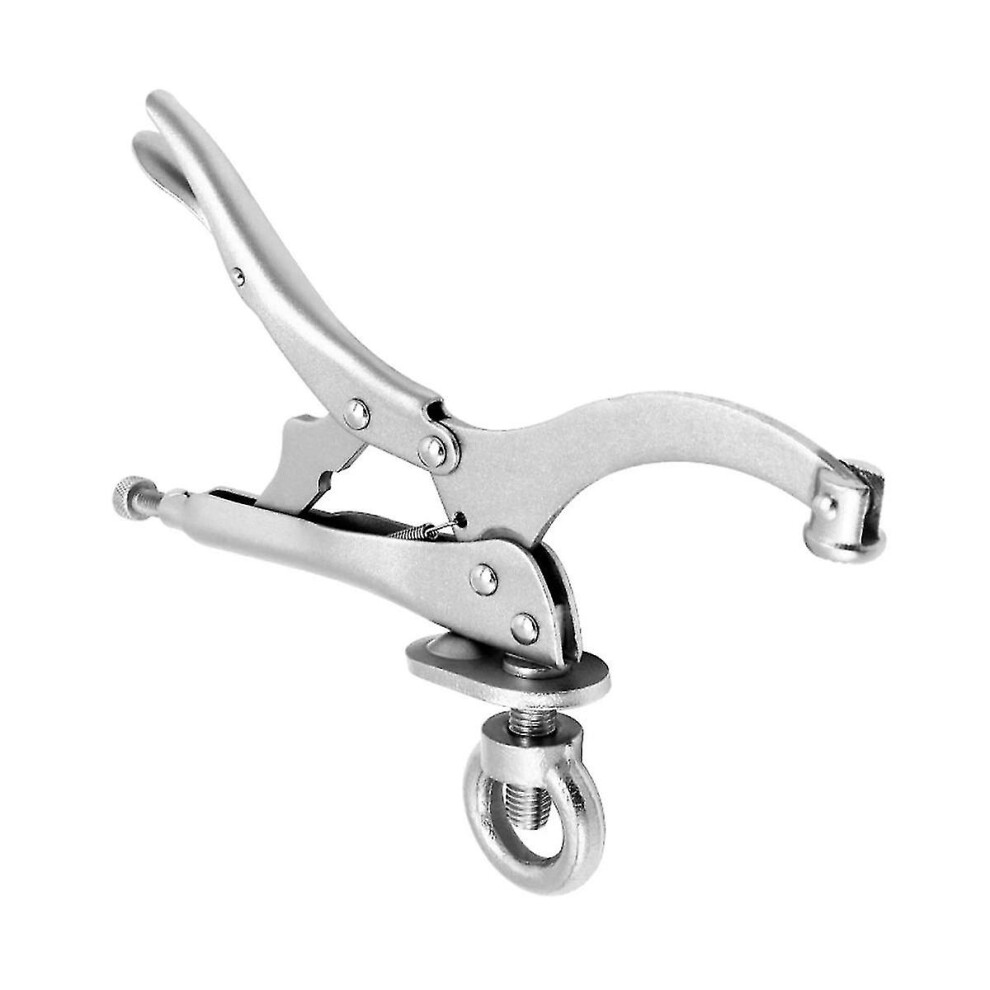 9 Inch Steel Titanium Plated Pliers With Ergonomic Grip For Secure Workpiece Clamping 6901508289116