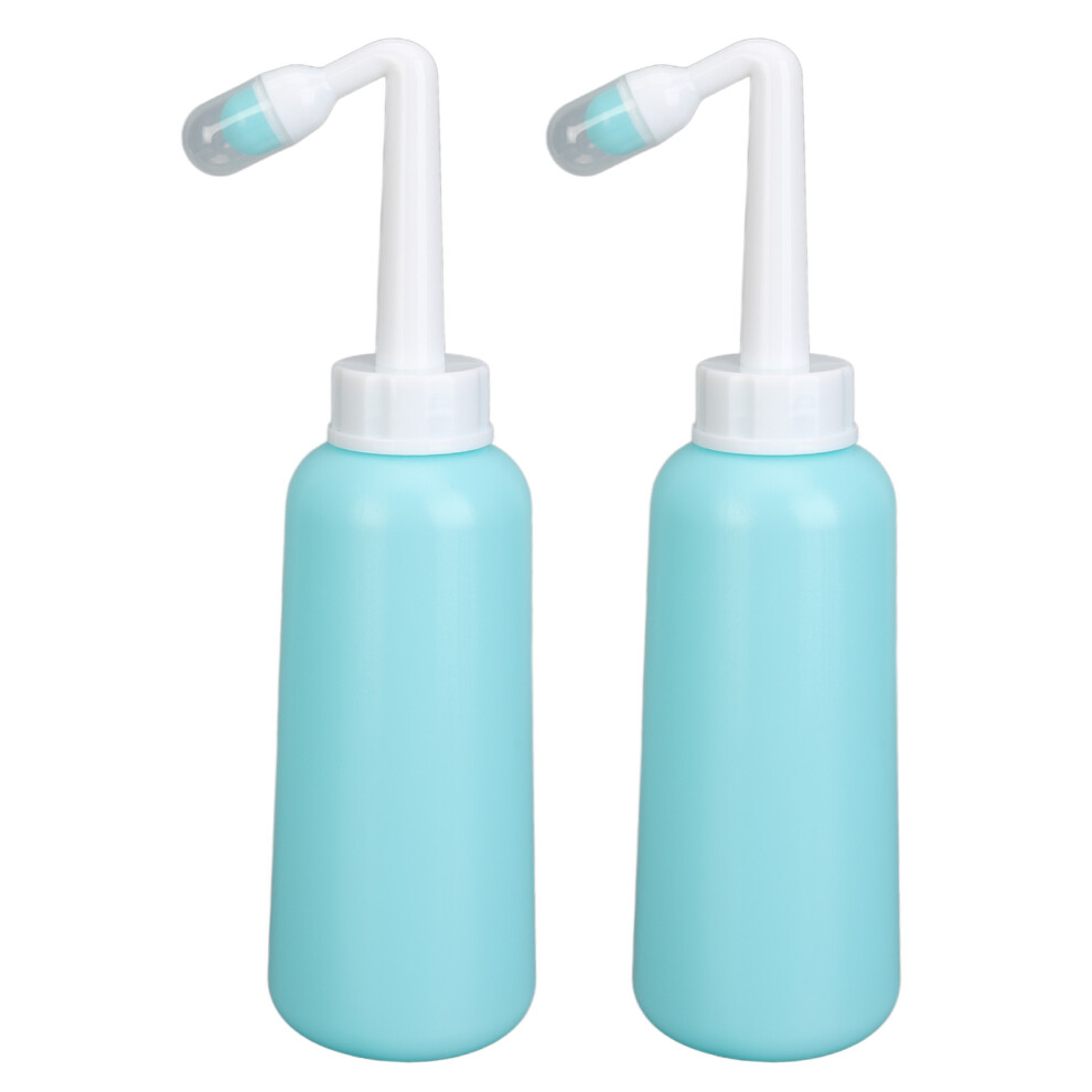2pcs Portable Reusable Vaginal Douche System, 500ml TPE for Pregnant Women