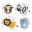 12 Sets Baby Cake Dekoration Muffin Förmchen Halter Becher 3