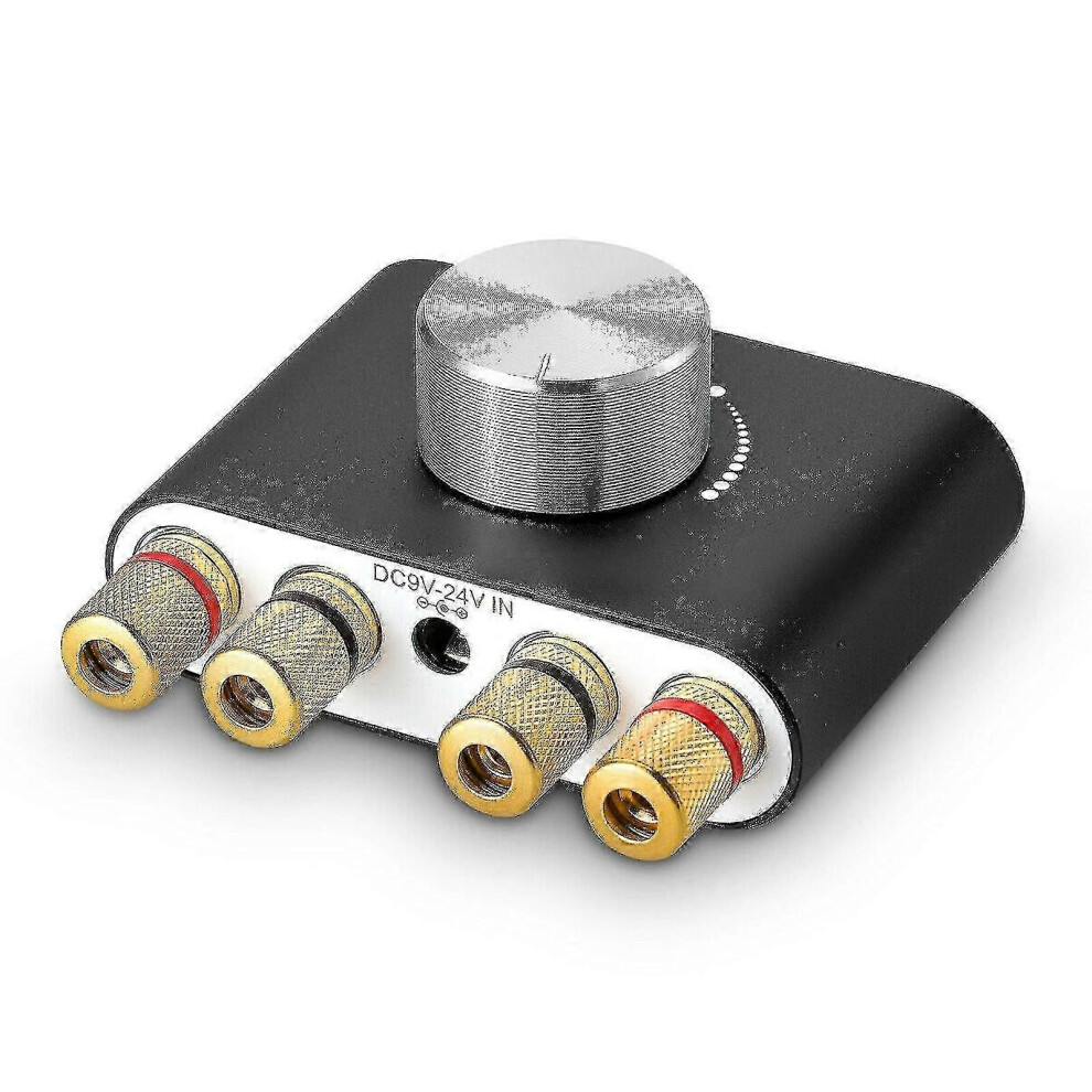 Stereo Audio Amplifier 2 Channel 100W With Bluetooth 5.0, Usb Aux Input For Home Audio System 6901508288966