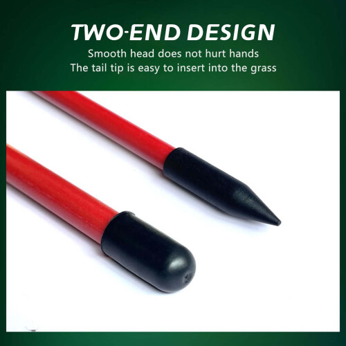 (Red (two packs)) Golf Training Sticks for Beginners & Pros 2