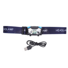 USB újratölthető vízálló fejlámpa 300LM 5 üzemmóddal