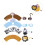 12 Sets Baby Cake Dekoration Muffin Förmchen Halter Becher 5