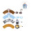 12 Sets Baby Cake Dekoration Muffin Förmchen Halter Becher 6