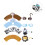 12 Sets Baby Cake Dekoration Muffin Förmchen Halter Becher 7
