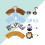 12 Sets Baby Cake Dekoration Muffin Förmchen Halter Becher 8