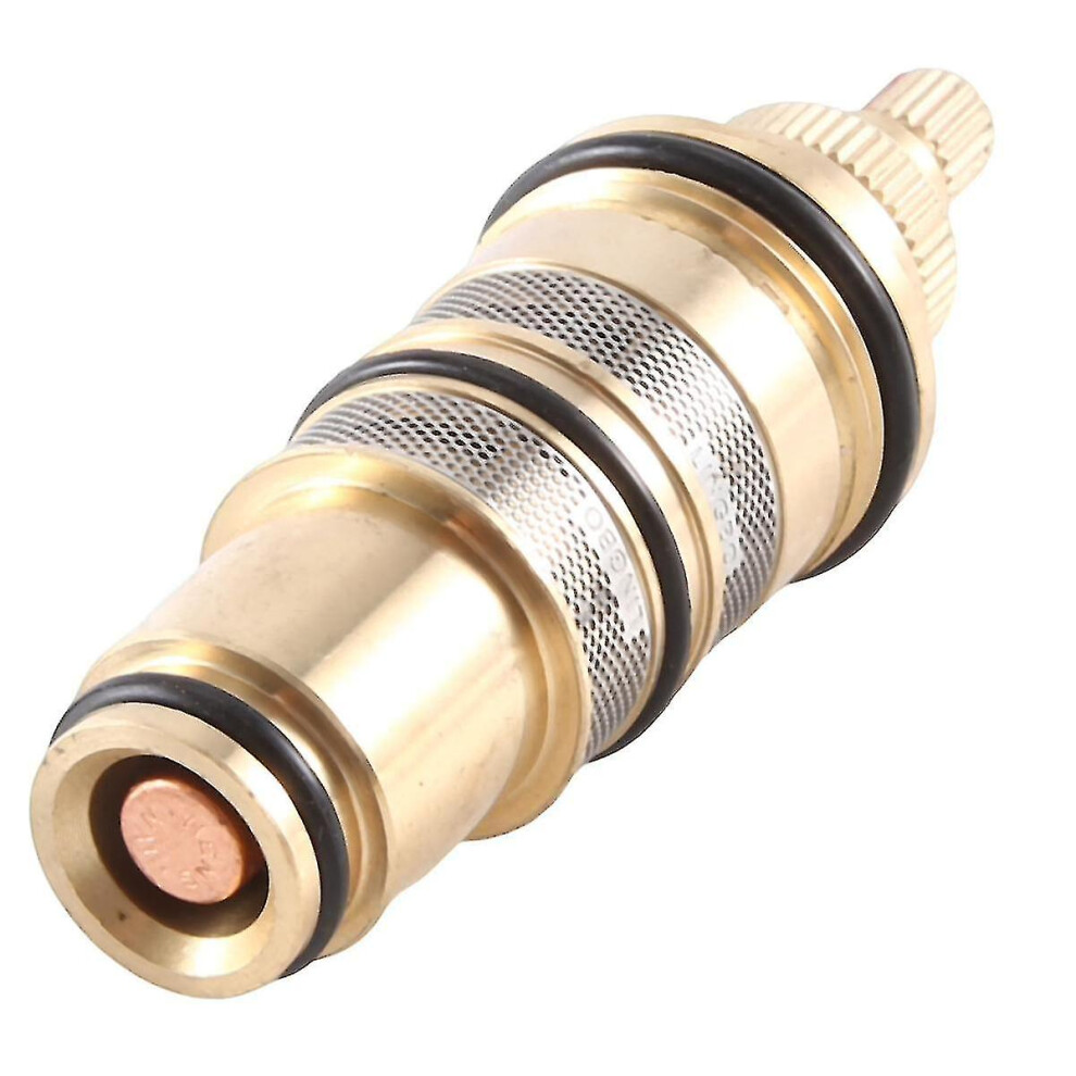 Silver Thermostatic Valve Cartridge Brass 20-48C Metal For Built-In Thermostatic Mixer Rod-Type Device