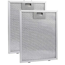 Range Hood Filter Compatible with Bosch Siemens Miele, 260x320mm 5-Layer Aluminium Mesh, Metal Grease Filter 2-Pack