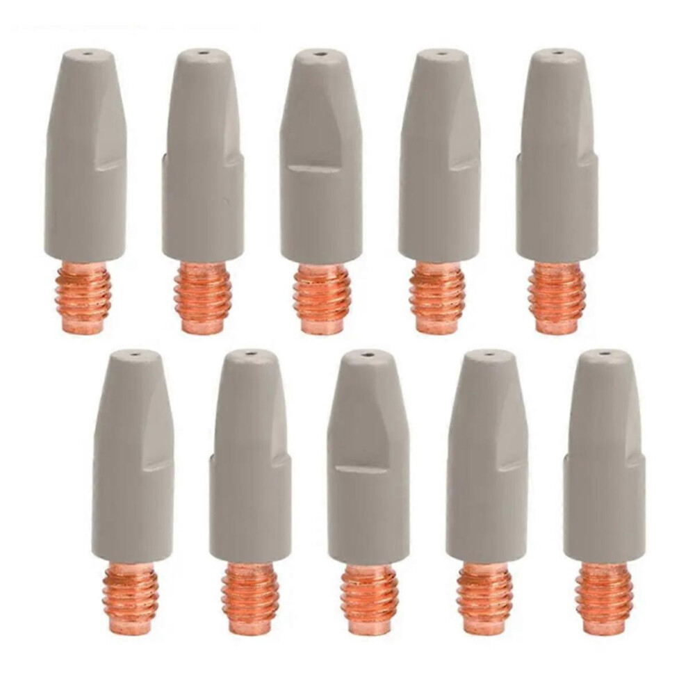 Welding Contact Tip 0.8Mm 10 Pack For Mb 24Kd Mig Torch, Copper Consumables For Euro Style Mig/Mag Welding 6901508296244