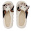 Comfortable Cow Pattern Linen Slippers for Men, Size 40-41 2