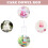 8" Cake Dowel Rods, Tiered Support Sticks, Set of 3 10
