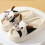 Comfortable Cow Pattern Linen Slippers for Men, Size 40-41 16