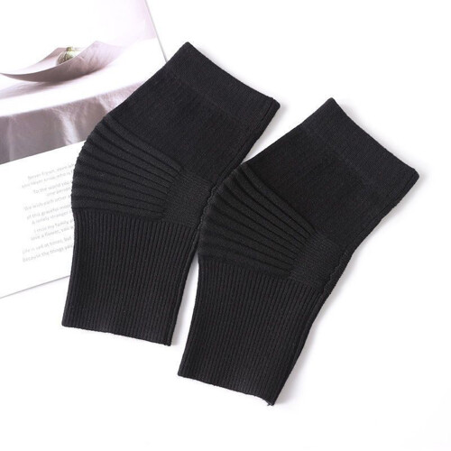 (Black, M) Thermal Knee Warmers for Elderly, Breathable & Comfortable 1