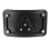 Licence Plate Frame compatible with Harley Softail, Black Plastic, 3-Hole Mount Holder Rack Accessory 2