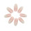 Pink Press-on Nails for Women, Gradient Yellow-Pink 8
