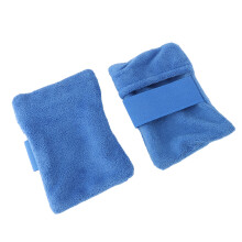 Pochette per cipria Rimozione della sabbia Piccolo velluto corallo spiaggia