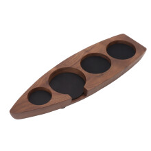 Walnuss Holz Kaffeepress-Holder Station 51mm für Café & Küche