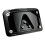 Licence Plate Frame compatible with Harley Softail, Black Plastic, 3-Hole Mount Holder Rack Accessory 5