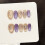 (XS) 10 Ongles Faux Chat Or Fleurs 8