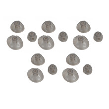 Professional Silicone Open Domes for Hearing Aids - Single Layer Replacement Earplugs