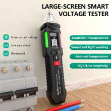 MASTFUYI FY18S Voltage Tester Pen, Non-Contact AC Voltage Detector with Detection