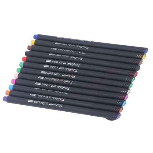 12 Pcs Multi-Color Sublimation Ink Pen Set 0.4mm Fine Tip for Explore Series 2