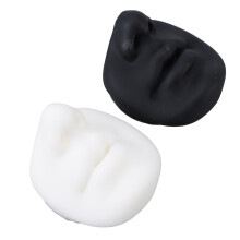 2 pièces pour lèvres d'entraînement au tatouage – 7,5  7 cm – Noir/Blanc
