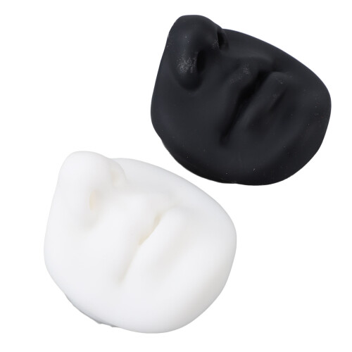2 pezzi Pratica per tatuaggio delle labbra 7,5x7cm Nero/Bianco