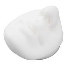 Modèle en silicone blanc pour pratique des lèvres 7,5 x 7 cm
