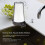 Automatic Glass Cup Washer Black ABS Fast Cleaning Multi Angle Water Sprayer 3