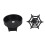 Automatic Glass Cup Washer Black ABS Fast Cleaning Multi Angle Water Sprayer 7