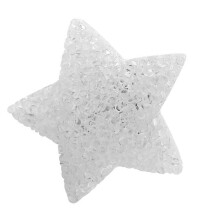 Lampe porte-main en forme d’étoile en acrylique, alimentée par batterie, 8x8x4 cm, lumière douce blanc froid
