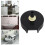 Automatic Glass Cup Washer Black ABS Fast Cleaning Multi Angle Water Sprayer 13