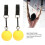 Pull-Up Ball-Griff 9,7 cm PU/SS/Poly Innen/Außen 12