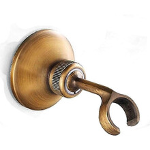 Antiker, wandmontierter Duschhalter aus Bronze, verstellbare Halterung für Handbrause und Bidet, 106,5 cm