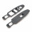 Window Switch Trim Panel Compatible with BMW 1 3 4 Series, Carbon Fibre Pattern ABS Interior Trim Panel 2