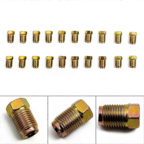 Βραχιόνια Πέδησης 10mm x 1mm Ανδρικά με 20 Τεμάχια, Συμβατά με Σωλήνες Χαλκού 3/16" 1
