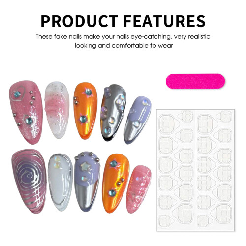 3D Metal Nail Art - Spring Summer Design 2