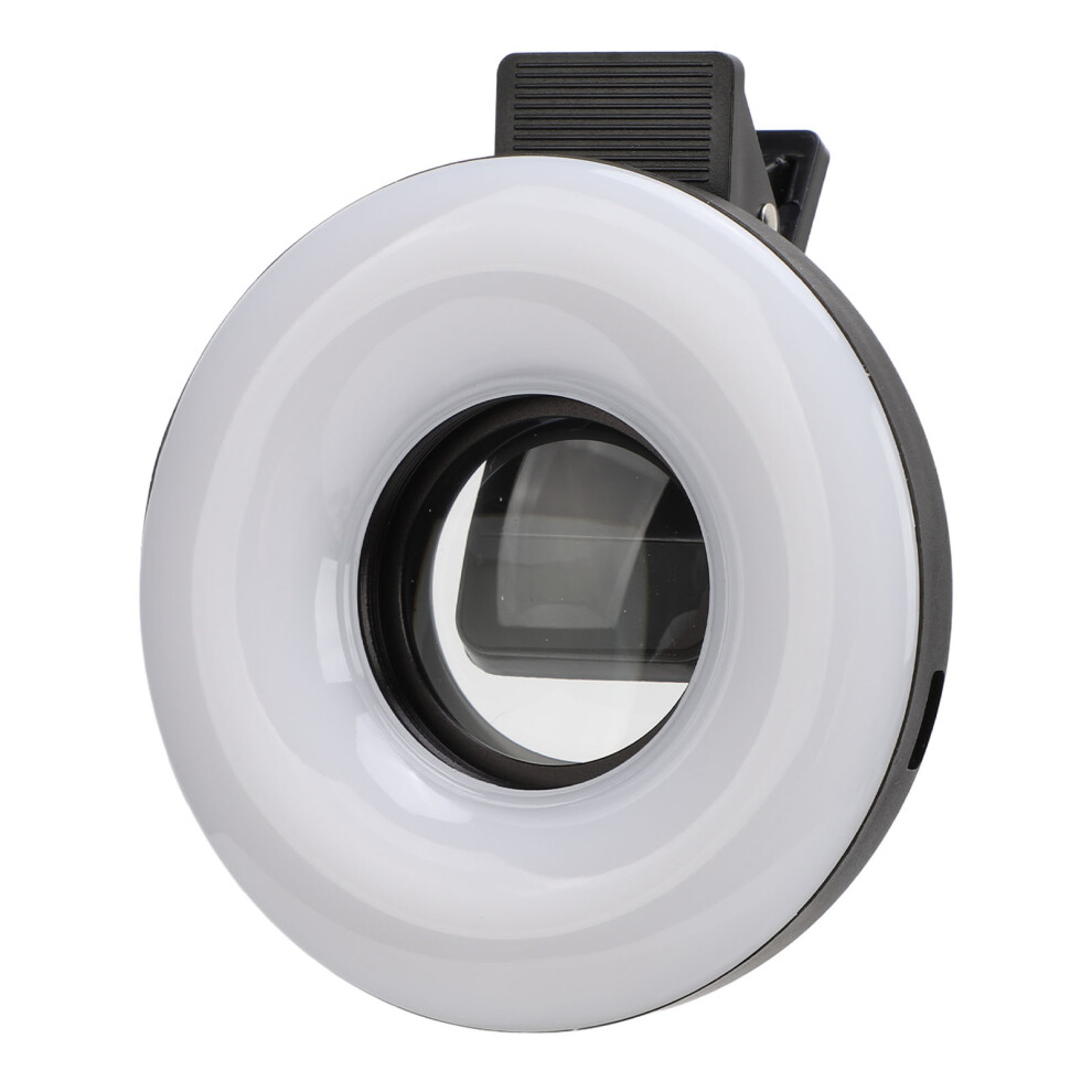 15X Macro Lens With Led Fill 3 Modes, 5 Brightness Levels, Usb, 37Mm, Light/Black 4971388166366