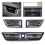 Car Dashboard Central AC Vent Grille Outlet Panel Cover for   Octavia 2015-2021 Center Console Air Vent Panel 2