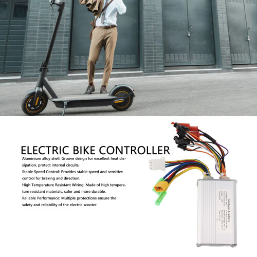 500W 48V E-bike Controller - 224g Silver 1