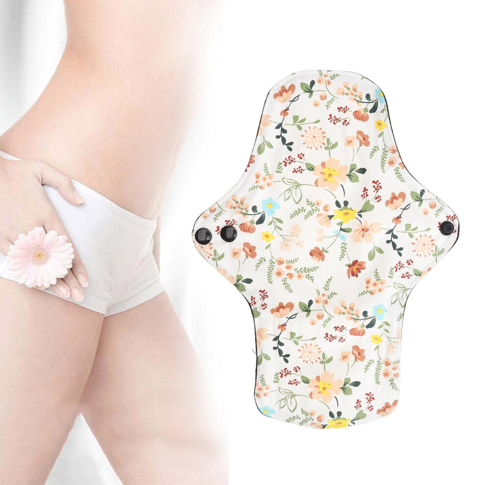 5pcs Washable Breathable Cotton Menstrual Pads, Super Absorbent, Multiple Sizes