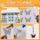 6 Sheets Printable Shrink Paper Sheets Plastic for Inkjet Printer,for Crafts DIY Keychain Making, 'S Day 3