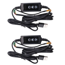 2X New USB Thermostat LED Digital Control Temperature Controller Thermometer Thermoregulator 5-24V 12V
