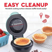 Multifunktionales -Waffeleisen, Obstsalat-Eisschale, Backblech, Dessert- und Keksbackblech mit EU-Stecker