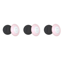 Suporte de Coleira de Gato, para Etiqueta de Ar Suporte de Coleira de Gato Compatível com Rastreador GPS Airtag, 6 Pacotes de Capa Preta e Rosa