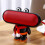 Audio Protective Case for  Pill Speaker Dustproof Waterproof Audio Protective Cover Mount Holder Red 2