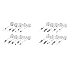 20 Stuks Hot Pot Zeef Scoops, Rvs Hot Pot Zeef Lepels Mesh Skimmer Zeef Pollepel met Handvat