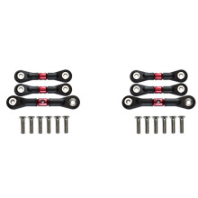 6 Pièces Séries Tige de Servo de Biellette de Direction pour TT-02 TT-02T TT02 TT02T 1/10 Accessoires de Pièces de Mise à Niveau de Voiture