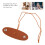 2PCS Portable Glasses Clip PU Leather Holder 5